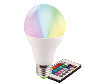 Bec LED EVO17 A60 5W E27 RGB Telecomanda